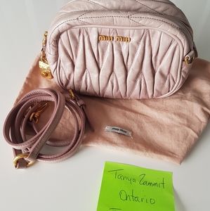 Miu miu maltesse leather bag